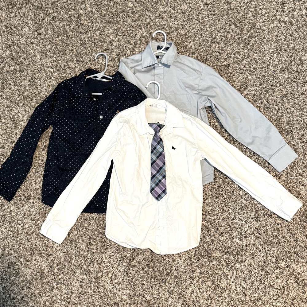 3 Boys Button Up Shirts